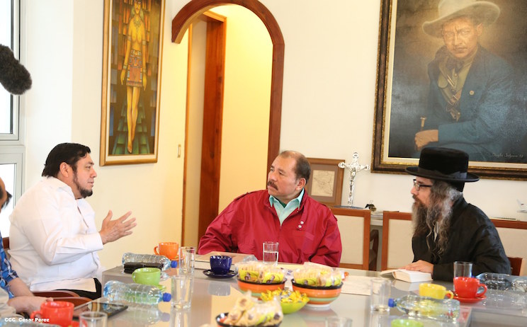 Presidente Daniel se reúne con rabino Yechiel Zayde